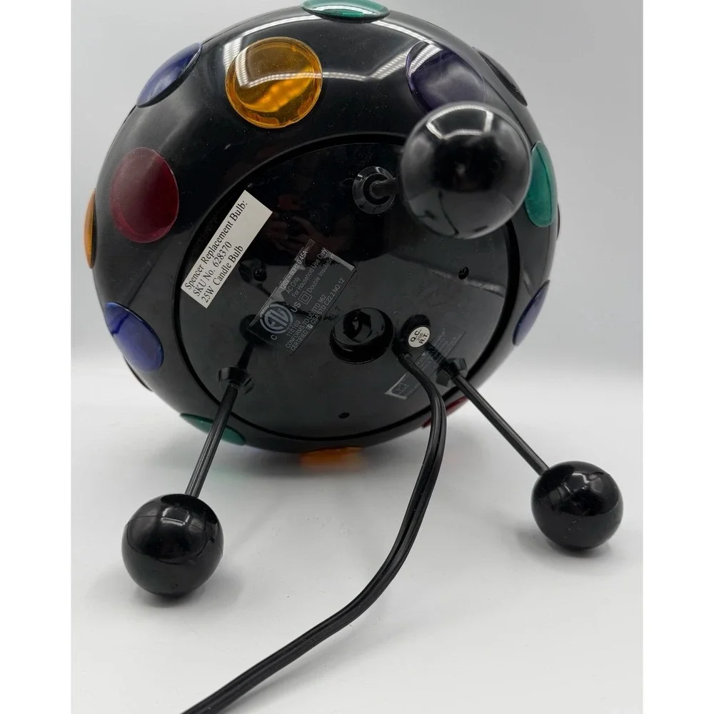 Vintage Rotating Multi-Color Strobe Light RABBIT TANAKA Disco Lamp Mushroom 12